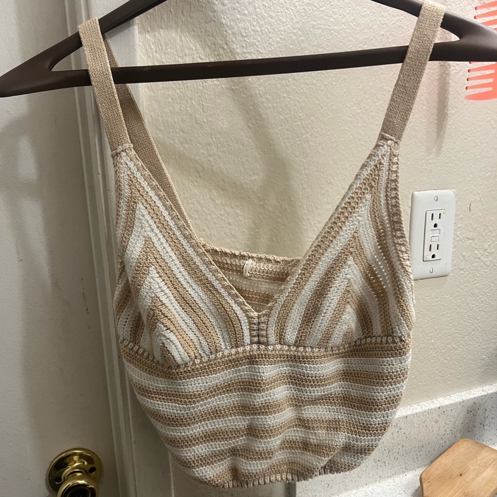 Striped Knit tank